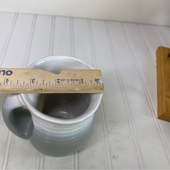 Ceramic handwarmer gray coffee mug - Picture 4 of 5